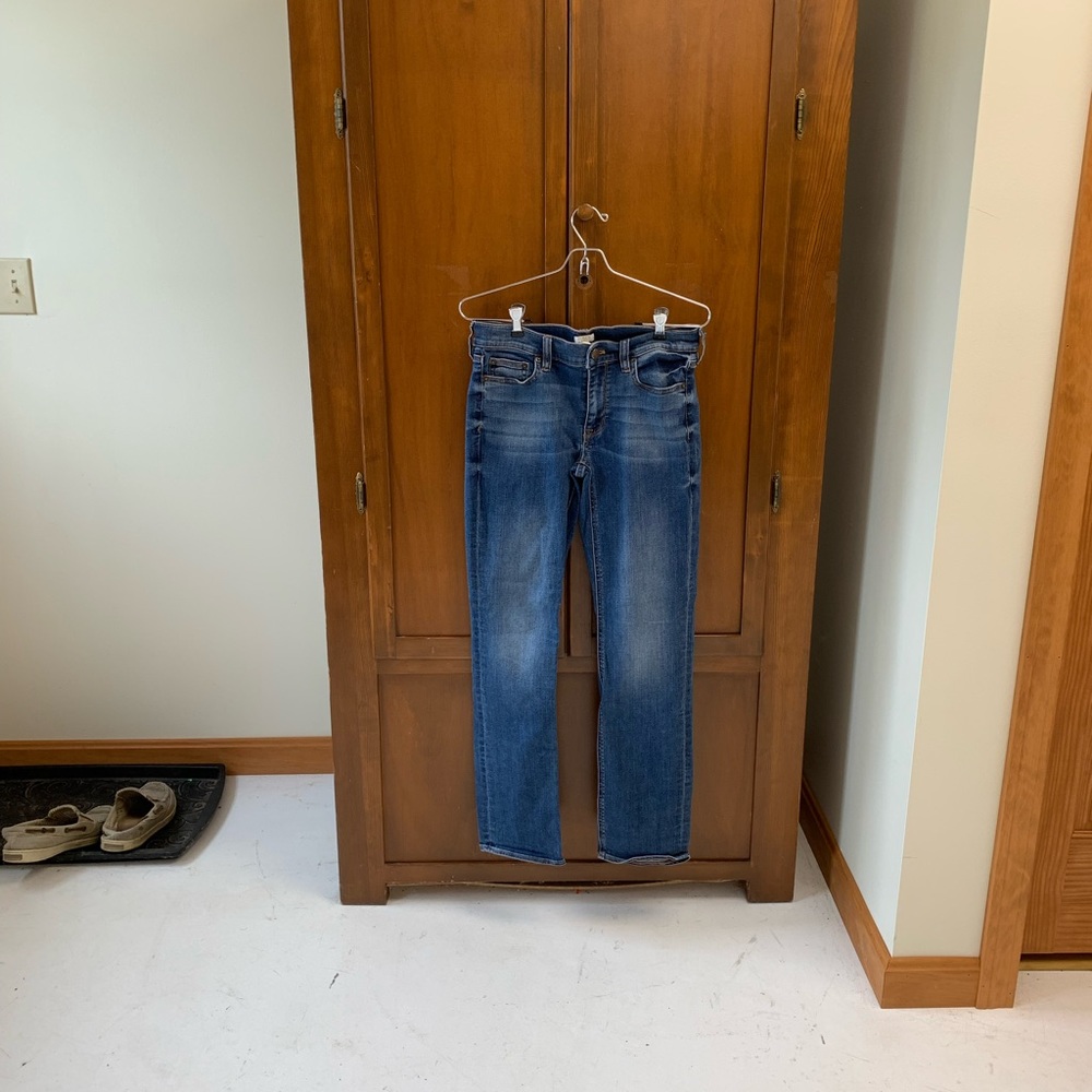 J Crew stretch straight leg boyfriend jeans